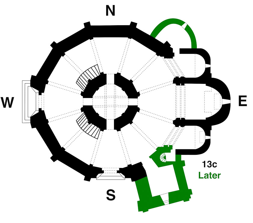 Plan of La Vera Cruz, Segovia.