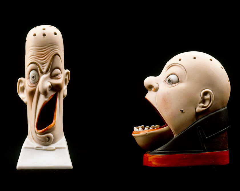 Salt and pepper shakers? Flower vases? Incense burners?