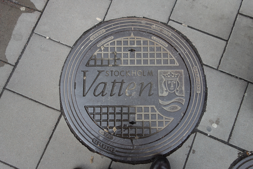 Stockholm manhole cover. 