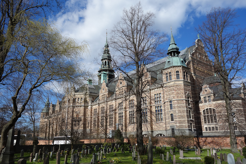 The Nordiska Museet is next to a naval cemetery. Djurgården was a big naval base in the 18c.