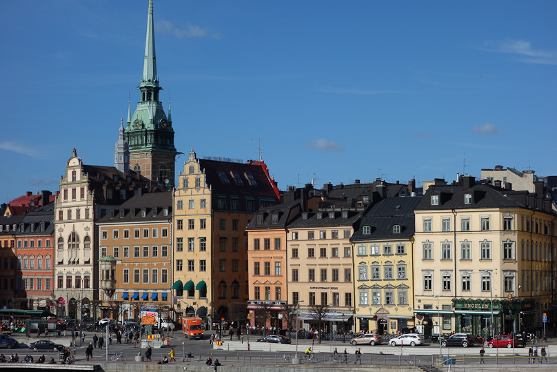 We crossed to Gamla Stan, another of the islands of Stockholm. This is Kornhamnstorg.