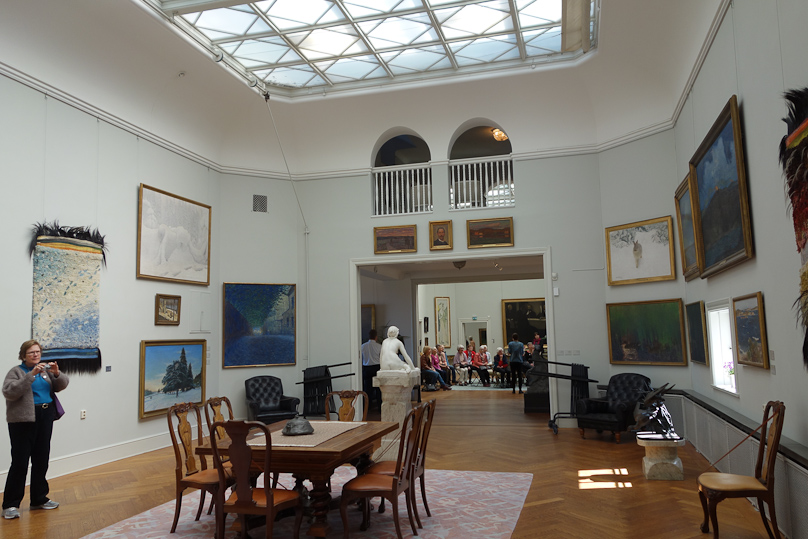Gallery on the first floor.