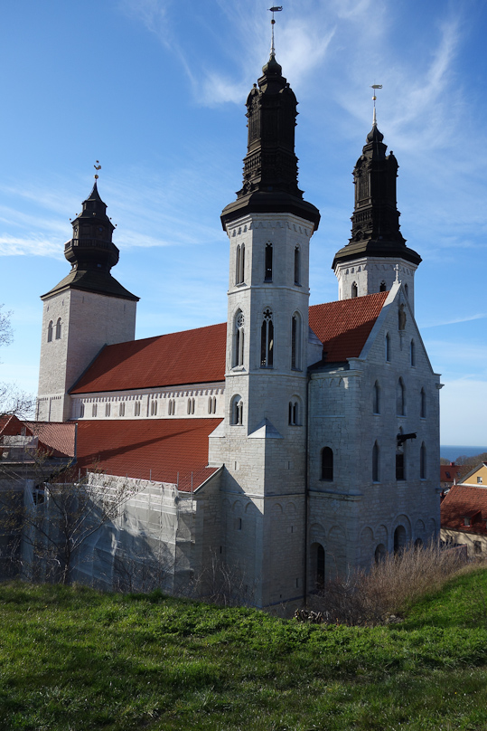 Dalmansporten leads to an overlook behind Visby Cathedral.