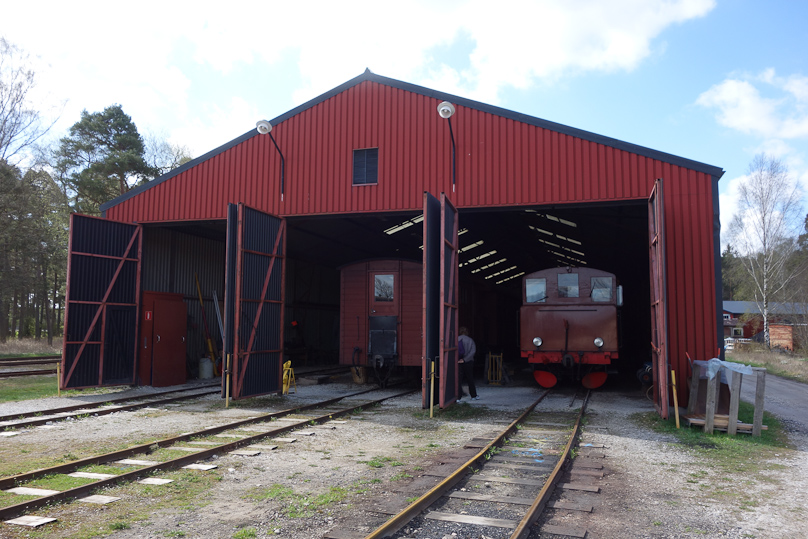The train shed at Dahlem