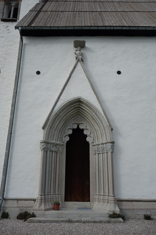 The south doorway at Hörsne Church