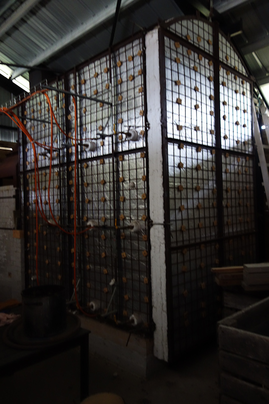 The large kiln made to fire figures such as those previously shown.