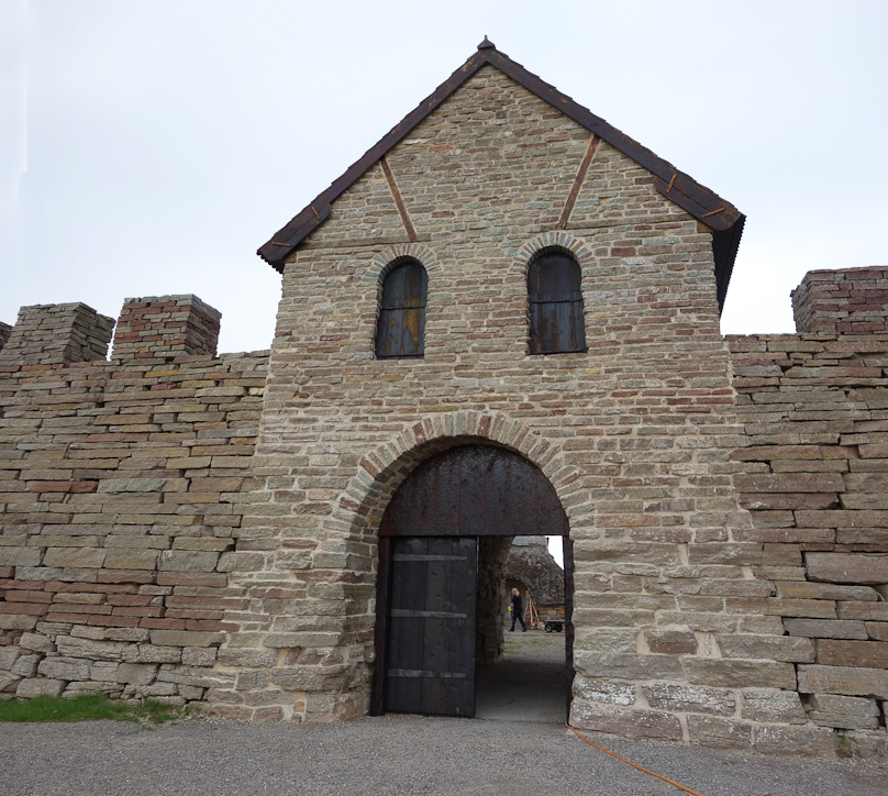 The main entrance to the fort, on the south.