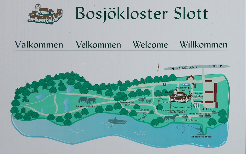 Bosjökloster, now a private house open to the public, was a convent until the Reformation. Then it was given to the Archbishop of Lund, who made it into his residence.