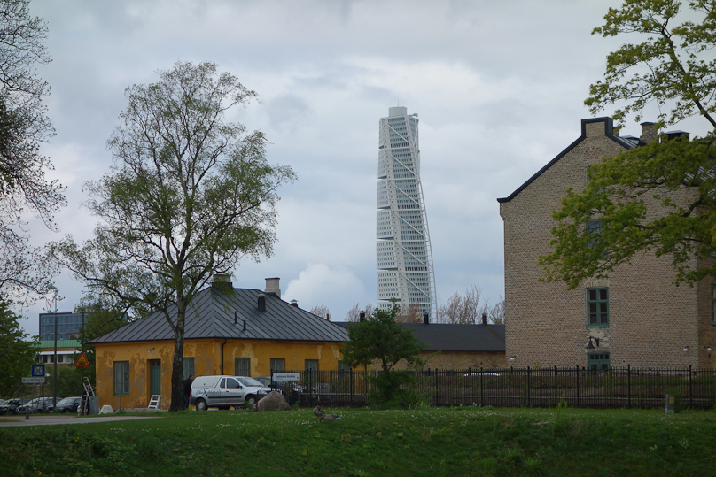 Turning Torso was built 2001-2005. It holds 147 apartments.