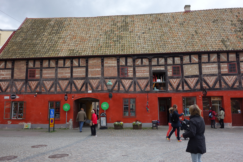 16c building from when Malmö had farms. In the old town close to our hotel.