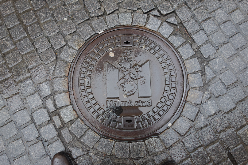 Malmö manhole cover