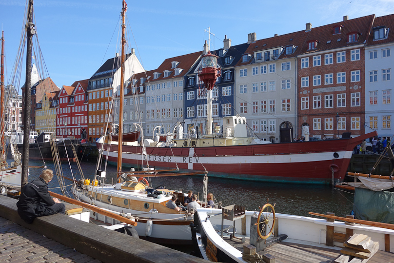This light ship was moored on the west side of Nyhavn.