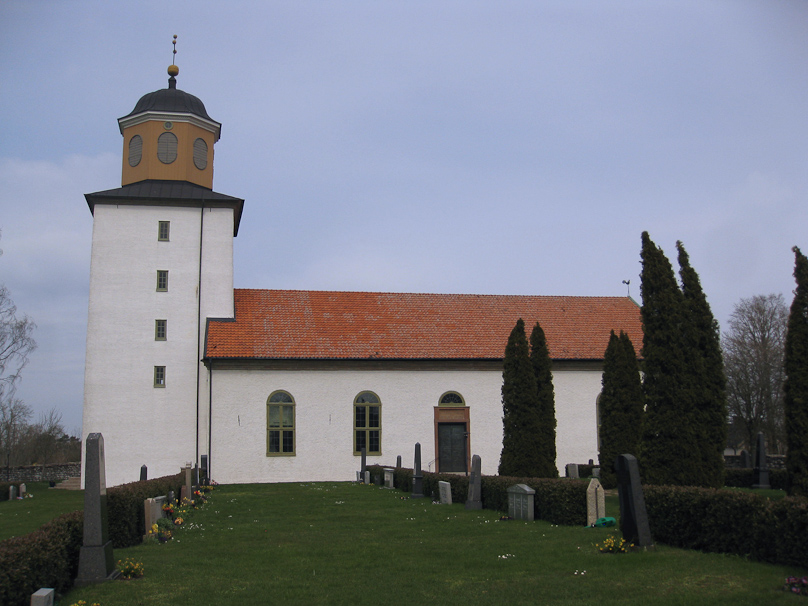 Stenåsa church on Oland,  built in 1831