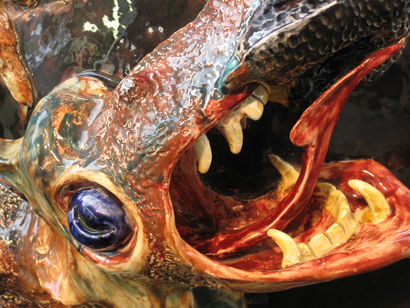 This is earthenware, made by Alf Wallander in 1896.