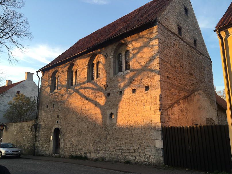 A surviving piece of one of the dozen or more monastic establishments that were dissolved at the Reformation.