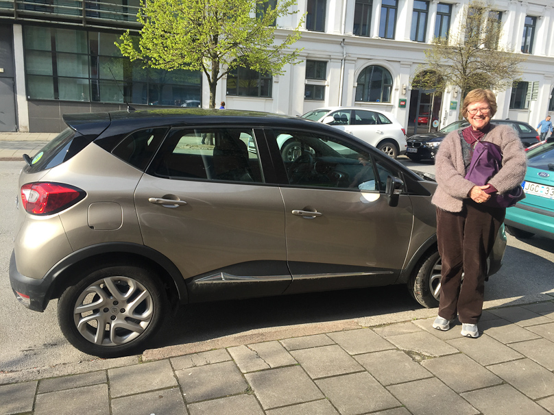 The car we rented in Stockholm and turned in at Malmö: a Renault Captur. As with most foreign rental cars it had features that I miss in our cars at home. It had smart windshield wipers that speeded up or slowed down depending on he amount of rain falling. The clutch was very smooth, too.