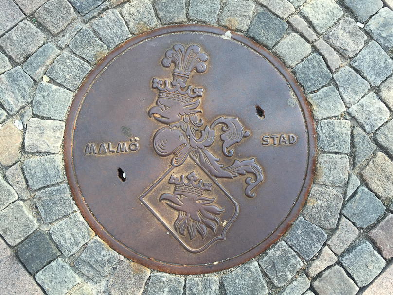 Malmö manhole cover.
